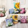 Floral Pillowcase Floral Plant Print Cushion Decorative Pillowcase Home Decor Sofa Pillowcase