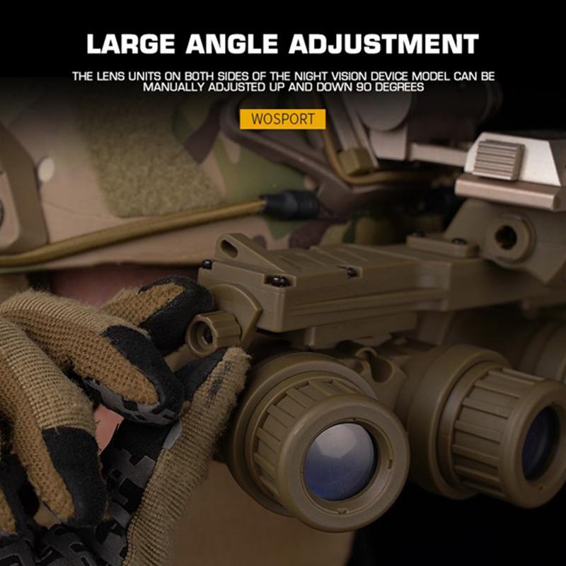 GPNVG 18 Night Vision Goggle Tactical Head Binocular Model Модель четырехглазого прибора ночного видения для косплейных тактических игр