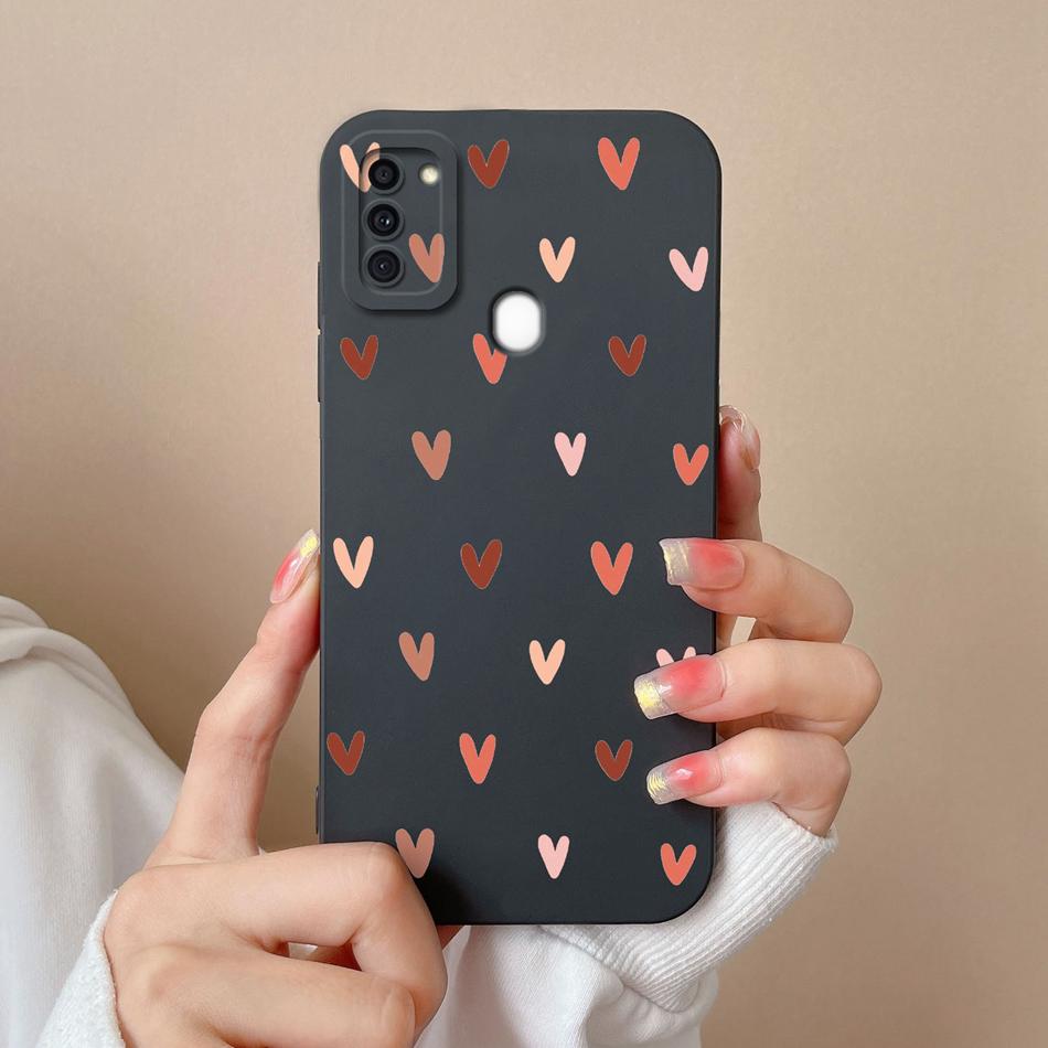 For Samsung A11 Phone Case Cute Butterfly Soft Liquid Silicone Camera Protection Back Cover For Galaxy A 11 Funda Capa Protector