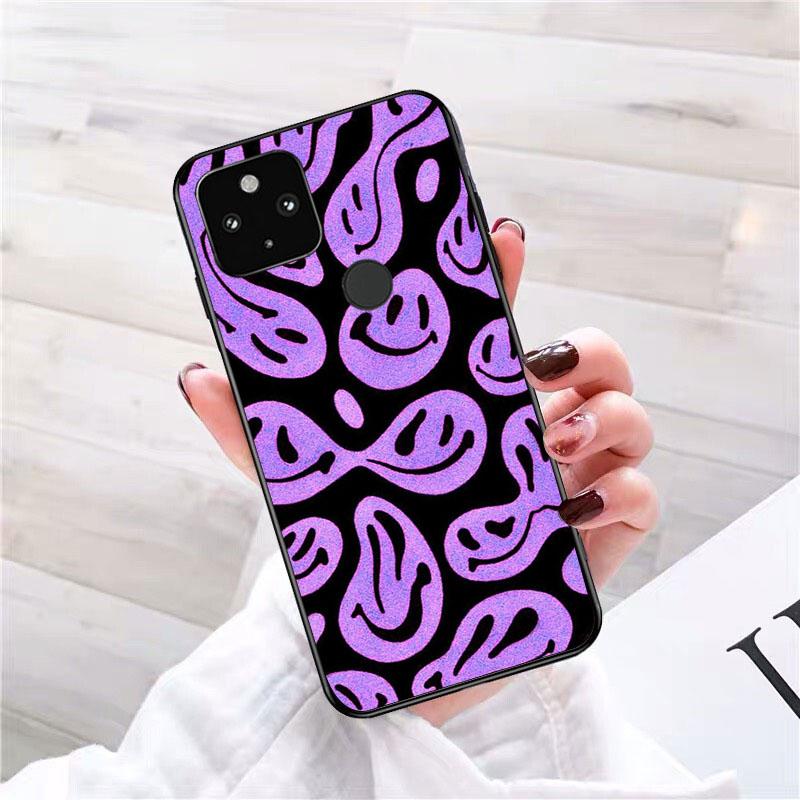 Чехол для телефона с триповым смайликом для Google Pixel 7 Pro 7 6A 6 Pro 5A 4A 3A Pixel 4 XL Pixel 5 6 4 3 XL 3A XL 2 XL