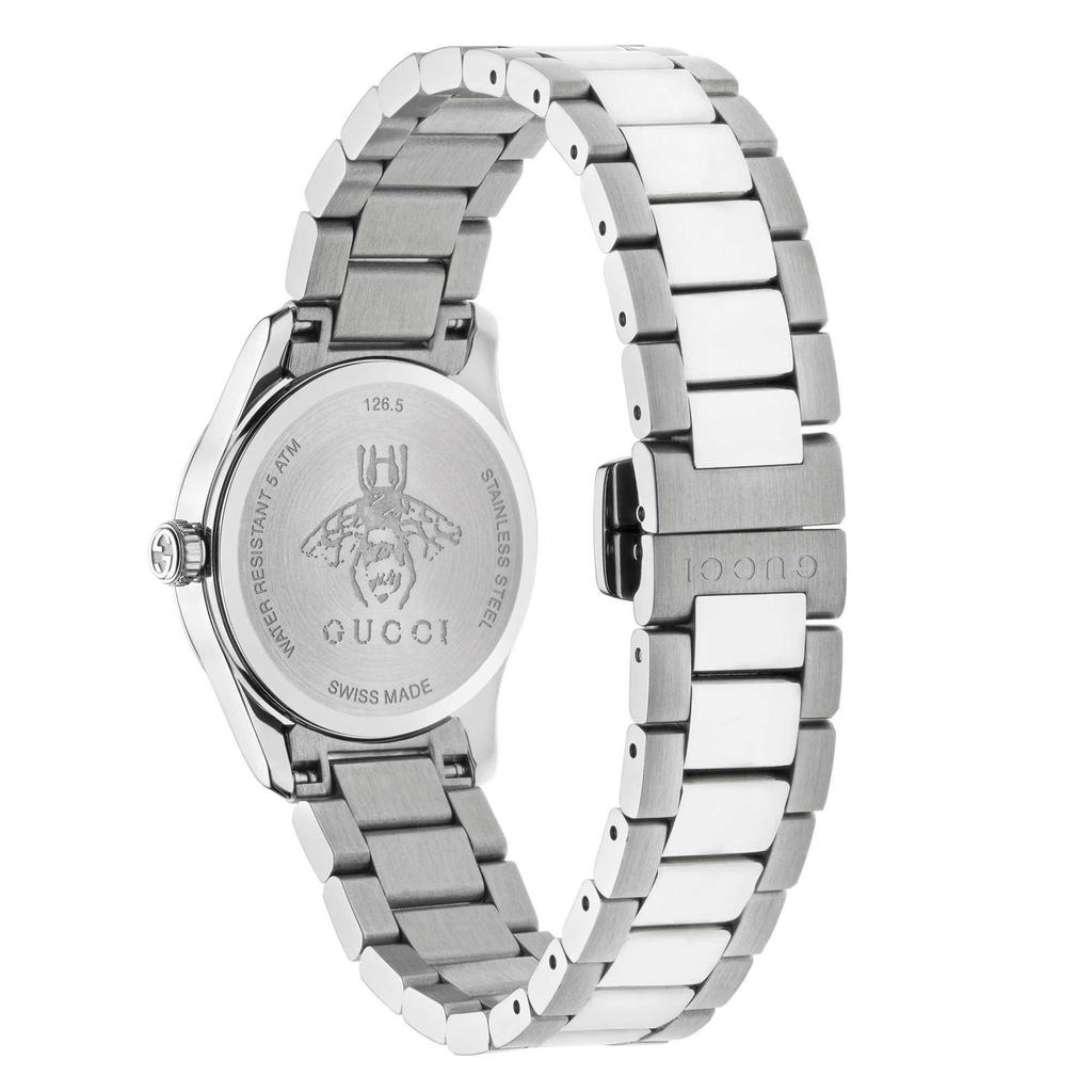 Gucci YA1265024 G-Timeless женские часы с черным циферблатом