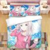 3D Anime Girl Izumi Sagiri Bedding Set Duvet Cover Sheet Printed Bed Set Pillowcase Bed Full Queen King Size Comforter Bedroom