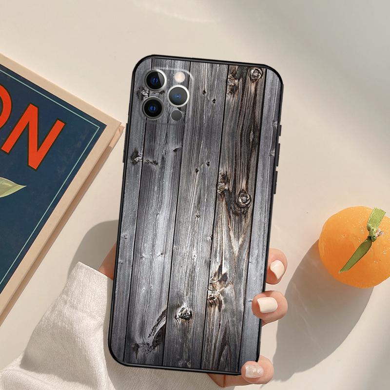 Pattern Wood Textures Funda Case For iPhone 16 15 14 Pro Max 11 12 13 Pro Max Mini XR 16 15 Plus 16e Phone Cover