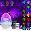 Dinosaur Egg Projector Night Light with 13 Colors, USB Rechargeable Rotating LED Lamp with Remote & Touch Control, Galaxy Effect for Kids Room Gift