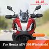 Honda ADV 350 22-25 Motorcycle Front Windshield, Wind & Rain Protection Deflector Sunshade Chest Protector, Durable Modification