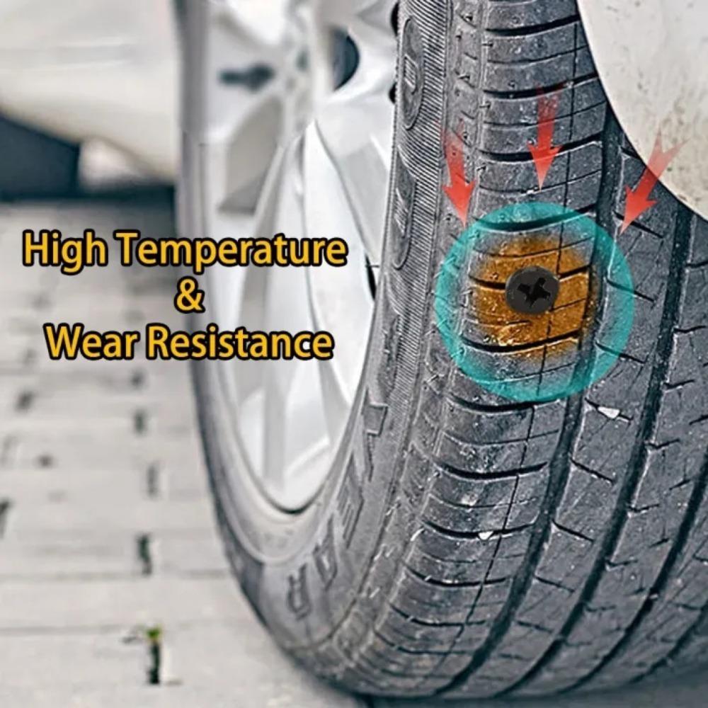 60/20Pc Rubber Nail Mushroom Shape Puncture Tire Repair Tools For Car Motorcycle Bike Truck Vacuum Type Repairing Accessories
