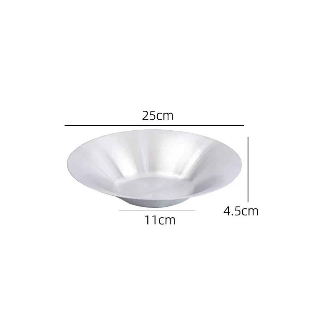 Stackable Korean Salad Bowl Deepened Round Pasta Plate Modern Fruit Dish Kitchen