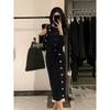 2025 Autumn/Winter Women's Chic Black Dress Set