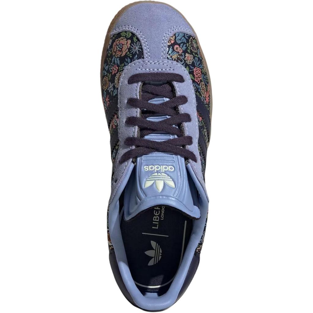 Liberty London x adidas Gazelle K Цветочная вышивка Детские кроссовки Синий Цвет поставщика Резина JH5209