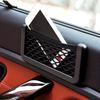 Multifunctional Wall-mounted Mobile Phone Storage Net Pocket Car Sundries Storage Bag Creative Car Net Pocket Storage Box Car Interior Supplies