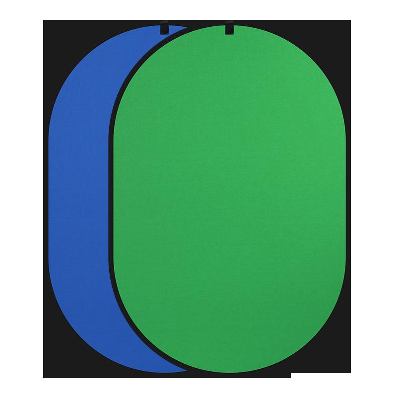 100x150см Сине-зеленый Хромакей Хлопковый Фотофон - Светоотражающий Фон для Съемки