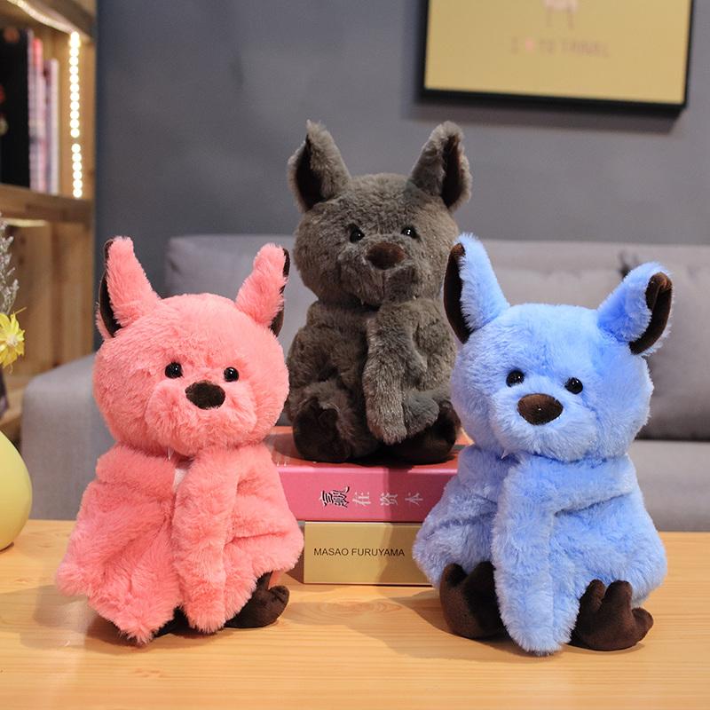 24СМ Мультяшная плюшевая игрушка Летучая мышь Темный эльф Милая Кукла-подушка для сна и рассказывания историй Подарок для детей