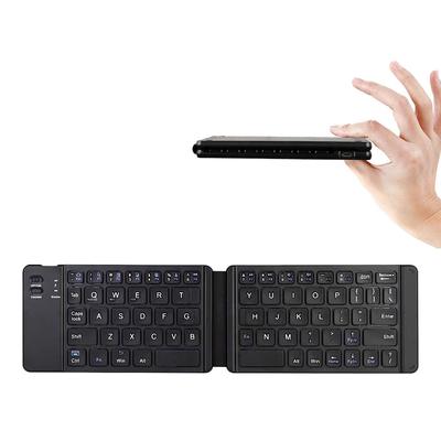 Мини-складная мини-клавиатура Jomaa, перезаряжаемая беспроводная Bluetooth-клавиатура для Ipad, планшета, телефона, портативная складная Bluetooth-клавиатура