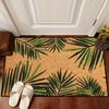 Upgraded Material Leaves Welcome Door Mat Living Room Bedroom Kitchen Bathroom Thickened Durable Carpet Rug Home Decor