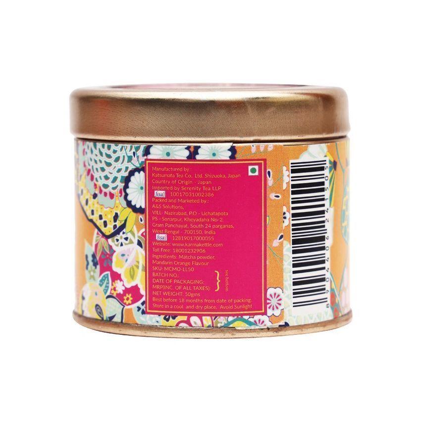 Чай Матча с Мандарином (50 г), Matcha Mandarin Orange,  Karma Kettle