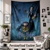 Custom Tapestry Wall Hanging, Coraline Other Mother Personalized Name Text Home Wall Decor