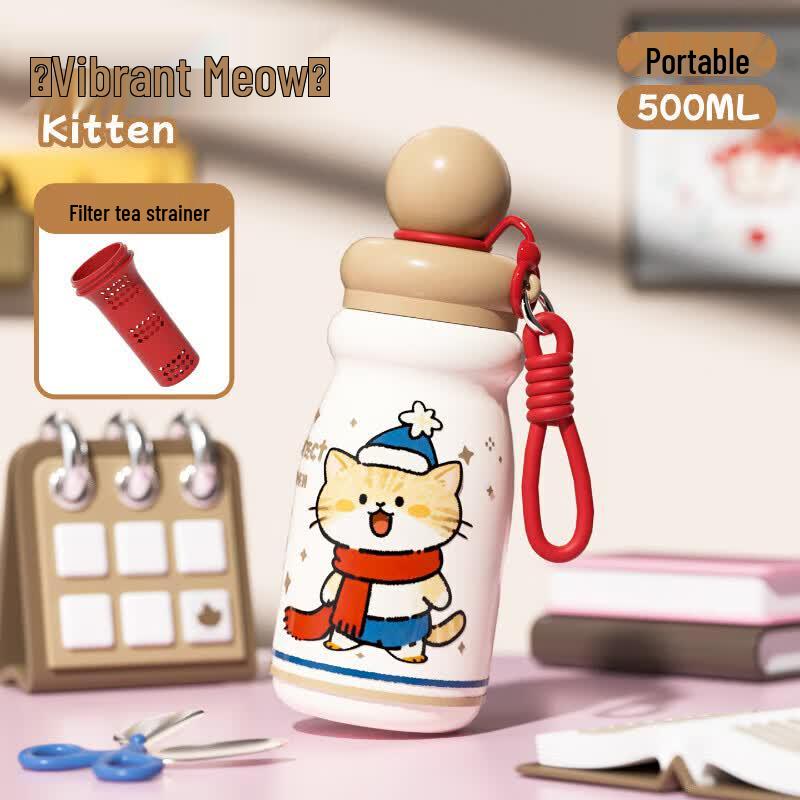 Cartoon Kids Insulated Water Bottle
