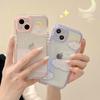 Luminous Cloud Moon Star Phone Case For Iphone 13 12 11 Pro Max 8 7 Plus Xsmax X Xr Silicone Soft Shockproof Cute Bakc Cover