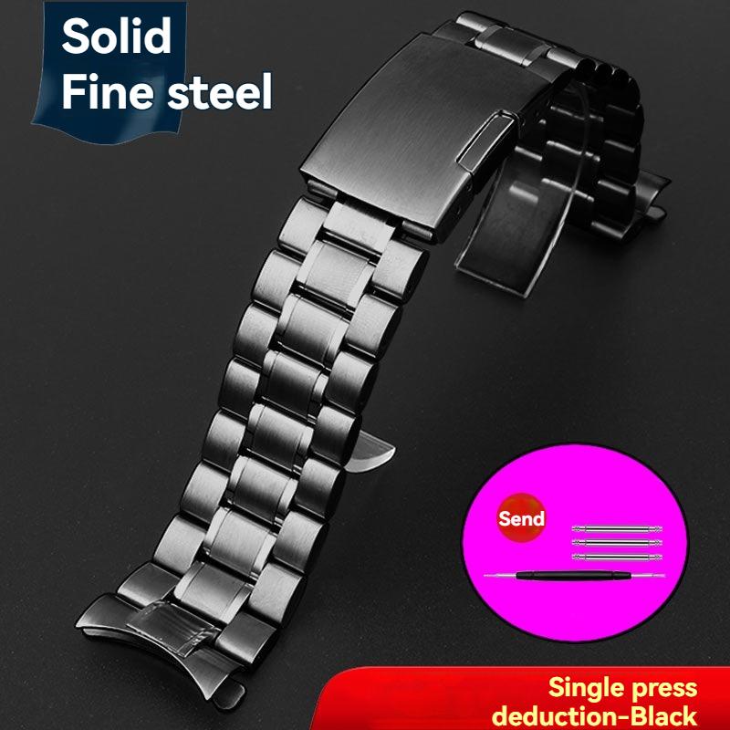 Ремешок из нержавеющей стали Для Casio MTP-1375 EFV-540 500 EFS-S510 EFR-303 Универсальный металлический ремешок для часов 20 мм 22 мм Браслет наручный
