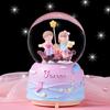 Dreamy Unicorn Crystal Ball Luminous Music Box - Snowflake Gift for Best Friend, Creative Qixi Present