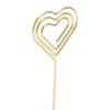 10Pcs Heart Shape Place Card Holder Gold /Rose Gold Name Card Holder  Wedding Party