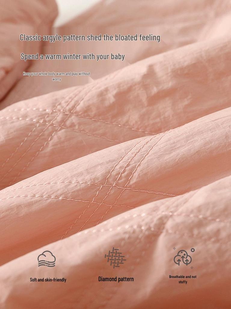 Super Cute Thickened Cotton Winter Romper - Warm Baby Crawling Suit & Newborn Onesie