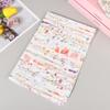 10 Sheets White Floral Paper Bouquet Flower Wrapping Paper Flower Wrapping Paper Cake Baking Gift