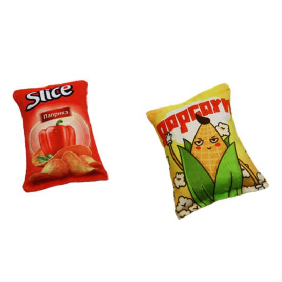 Игрушка-скрип для собак, мягкая встроенная звуковая устойчивая к укусам собака, чипсы, молярная жевательная игрушка, товары для домашних животных