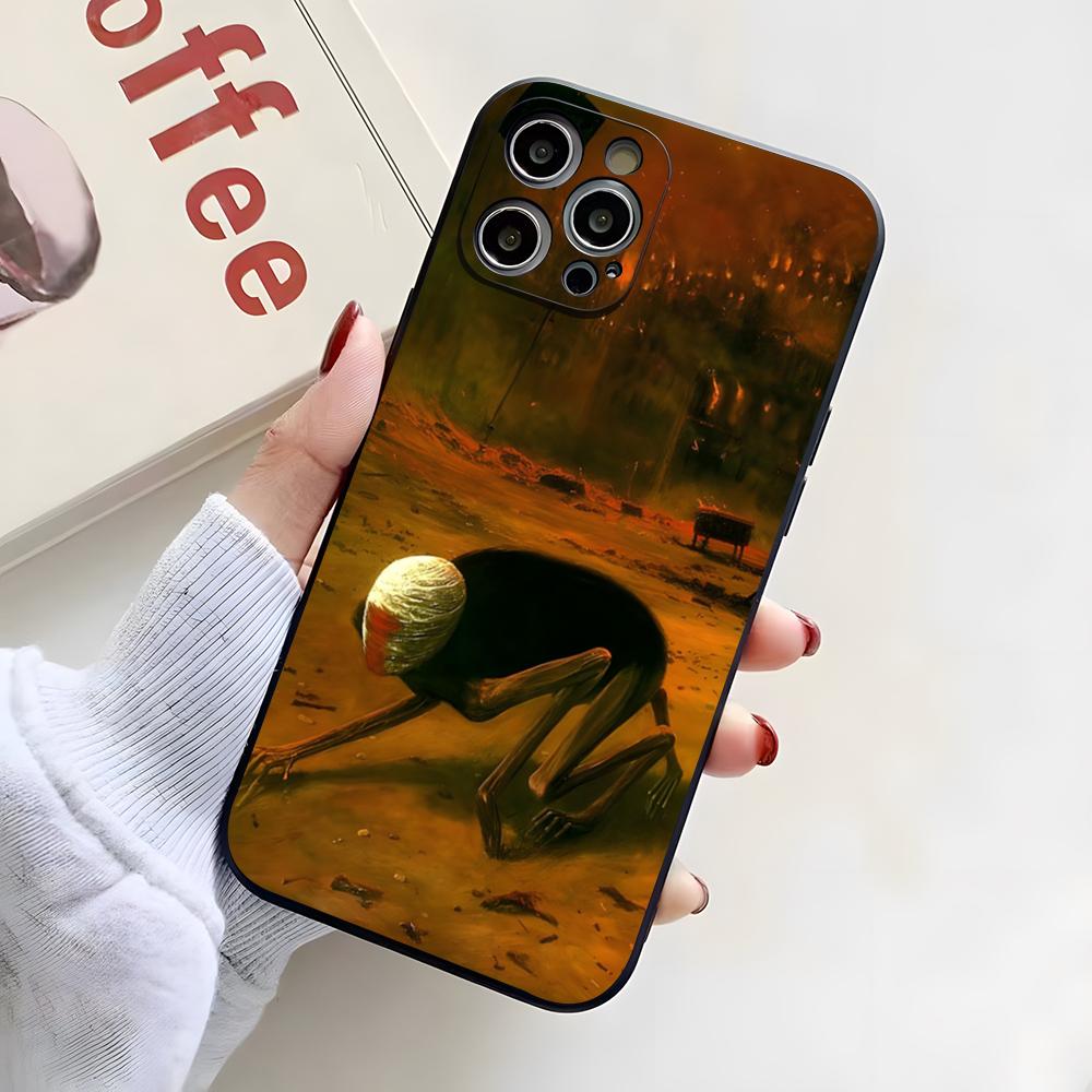 Чехол для телефона Z-ZdzislawBeksinskis Art для iPhone 17 Pro Max 16 15 14 Pro Max 13 11 X Xs Xr 8 7Plus Силиконовый чехол