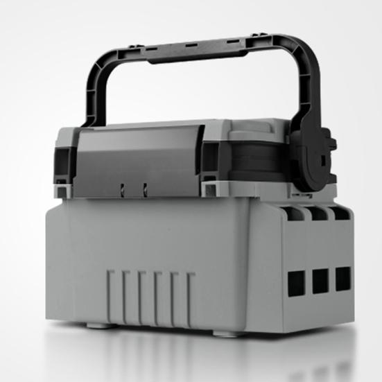 Multifunctional Portable Fishing Box Fishing Pole Holder with Handle Multi-layer Large Capacity Bait Organizer Fishing Box