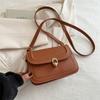 Retro Fashion Simple Lock Small Bag Women'S Spring Versatile Shoulder Messenger Bag Small Square Bag