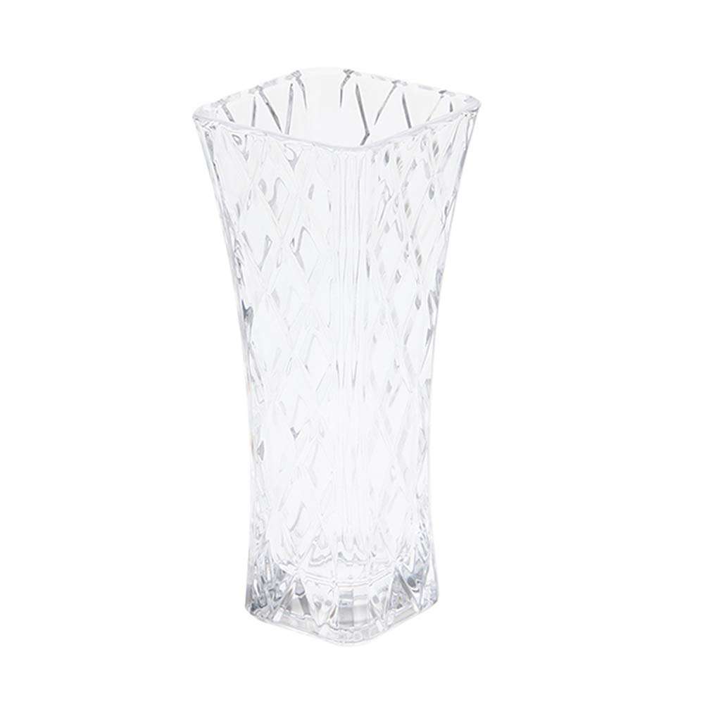 Toyo Sasaki Glass Цветы x x Ваза, Прозрачная, 20,3 8,5 8,5 см, Декор, P-26497-JAN