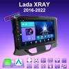 2 DIN Android Carplay автомобильное радио для Lada XRAY 2016-2022 мультимедийный проигрыватель головное устройство стерео GPS навигация BT WIFI 4+64 ГБ