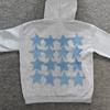 Unisex Harajuku Streetwear Hooded Zip-Up Sweatshirt With Embroidered Star Patch Print