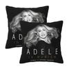 Cool Singer Adele Tour Music Album 2 Pcs Square Pillowcase Pillow Cover Cushion Decor Comfort Throw Pillow For Home