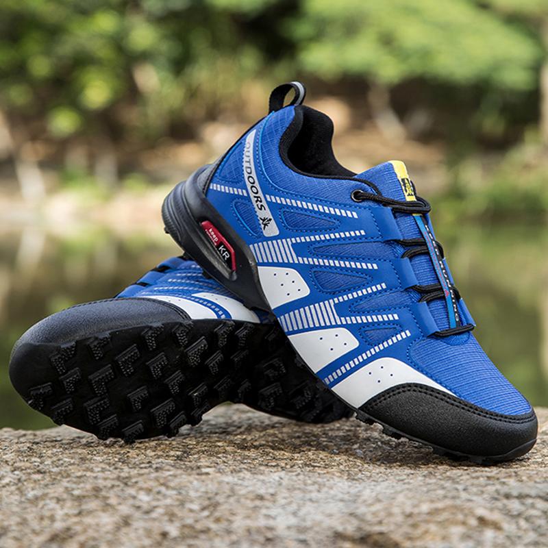 New Men's Unlocked Cycling Shoes, Breathable and Anti Slip Hiking Shoes, Lightweight Outdoor Sports and Leisure Hiking Shoes, Cy