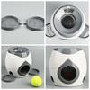 Dog Pet Toys 2 In 1 Tennis Launcher Automatic Throwing Machine Pet Ball Throw Device Interactive Pet Feeder Toy For Dogs