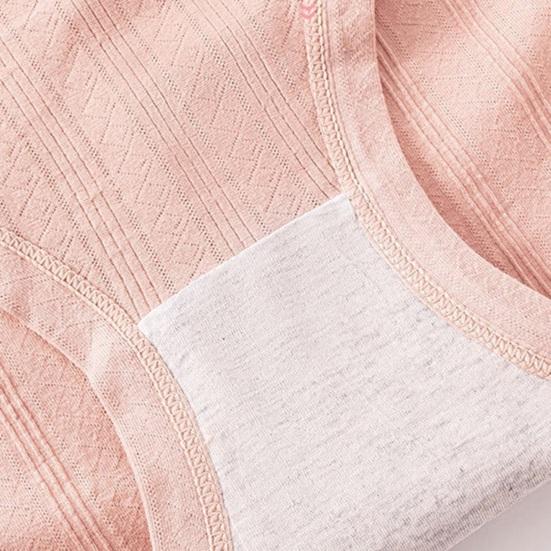 Женское хлопковое нижнее белье Дамские мягкие эластичные трусики с контролем живота Трусики с высокой посадкой Кружевные хипстеры Полностью закрывающие трусы