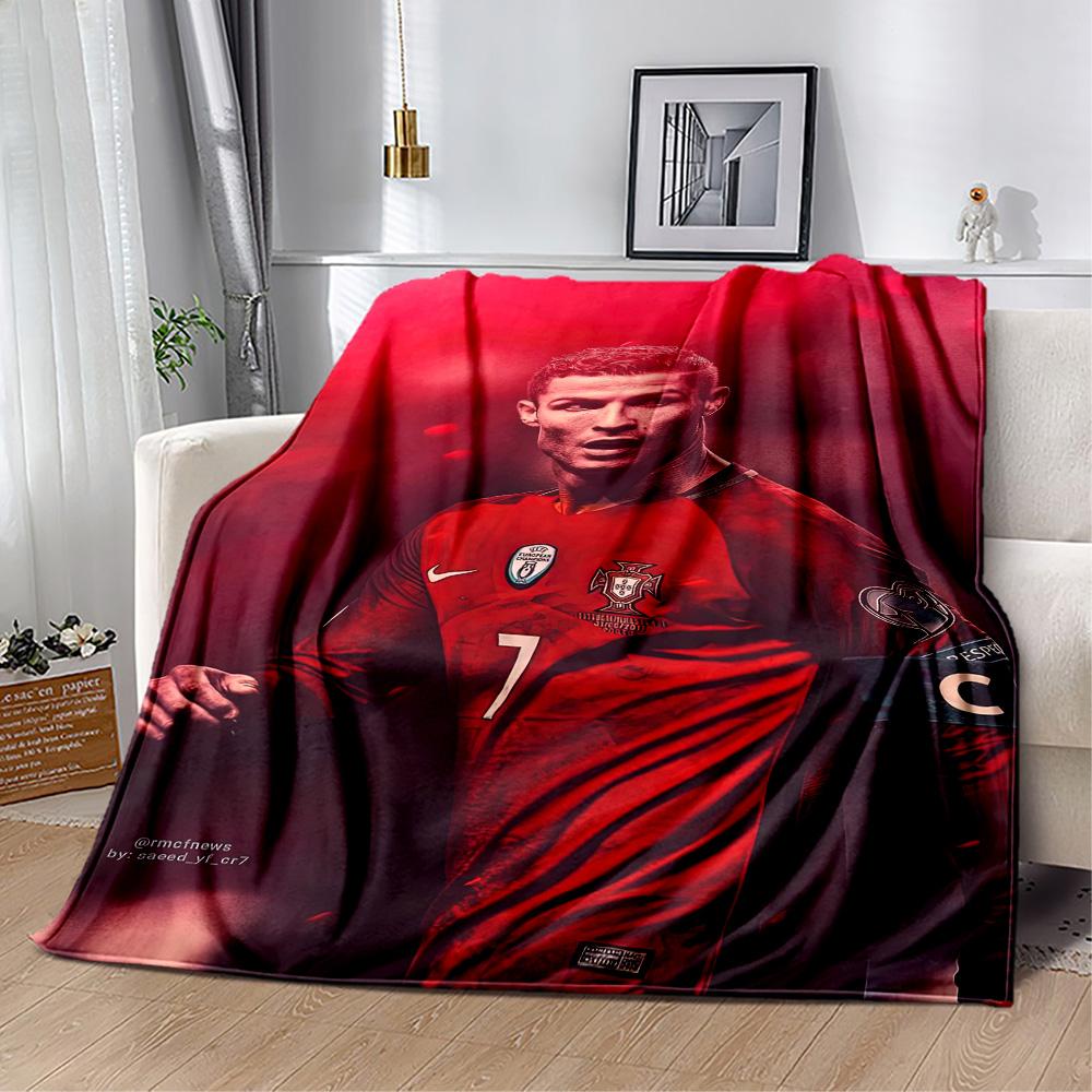 Cristiano Ronaldo Blanket Warmthful Decor Suitable For Office Chair Livingroom Chair For All Occasions Modern Best Holiday Gift For Friends Family