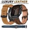 Кожаный ремешок для Apple Watch Ремешок 49 мм 46 мм 45 мм 44 мм Роскошный мужской браслет для iWatch Ultra 3 Серии 11 10 9 8 7 6 Se Ремешок