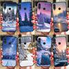 Пейзаж Зимний Свет Снег Для Huawei Honor Magic 5 Lite X8 X9 X8a X9a 50 70 P20 P30 P40 P50 P60 Pro P Smart 2019 Чехол