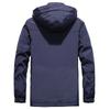 Мужская быстросохнущая одежда Charge большого размера для активного отдыха на осень и зиму, средняя и длинная флисовая куртка с капюшоном, куртка, топ