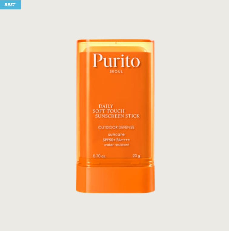 Purito SEOUL Daily Soft Touch Sunscreen Stick SPF50+ PA++++ – Матовая, нежирная защита от УФ-излучения