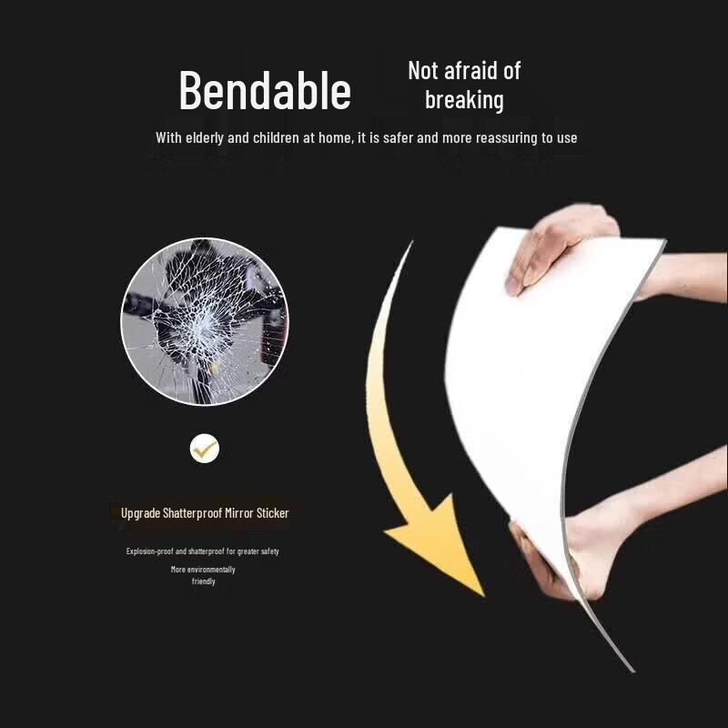 Brangdy Self-Adhesive Full-Body Acrylic Mirror