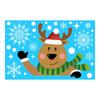 Christmas Windows Static Stickers Wall Clings Removable Vinyl Santa Claus Snowman Diy Door Mural Decals Stickers