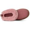 UGG Ботильоны из спилка коровьей кожи Прочные Простые Удобные Для поездок на работу Уличные Повседневные Модные Ботильоны до щиколотки Зимние ботинки Женские ботинки Розовые 1171393-PDW