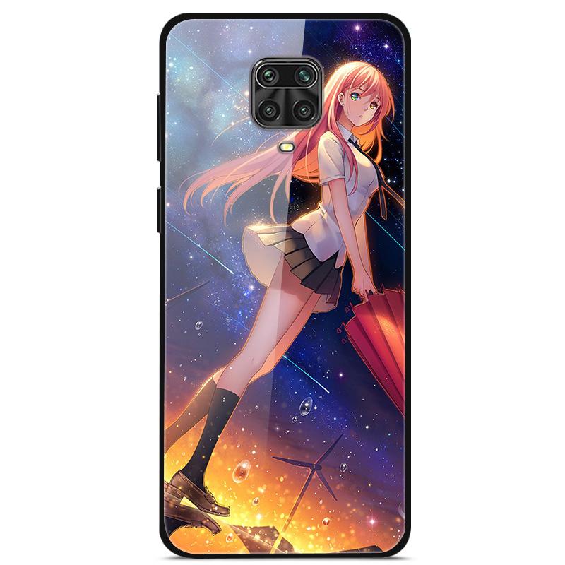 Закаленное Стекло Чехол Для Xiaomi Redmi Note 9S Чехол Мягкий Бампер Жесткий Стеклянный Чехол Для Xiaomi Redmi Note 9 S 9S Pro Max Чехол Для Телефона