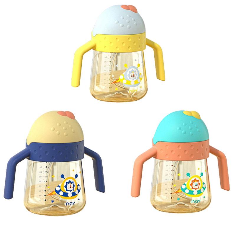 PP Антиколиковая детская бутылочка для кормления 300 мл Широкое горлышко Бутылочка для обучения питью молоко