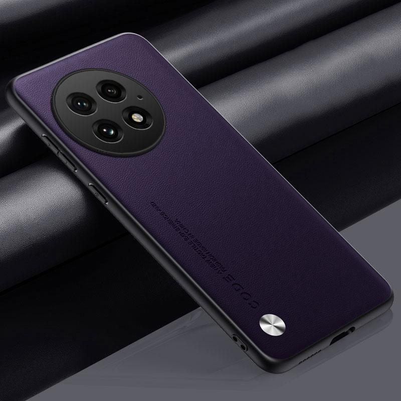 Роскошный чехол из ПУ-кожи для OnePlus 13 5G, задняя крышка, матовый силикон, ударопрочная защита, чехол для телефона для One Plus 13 OnePlus13