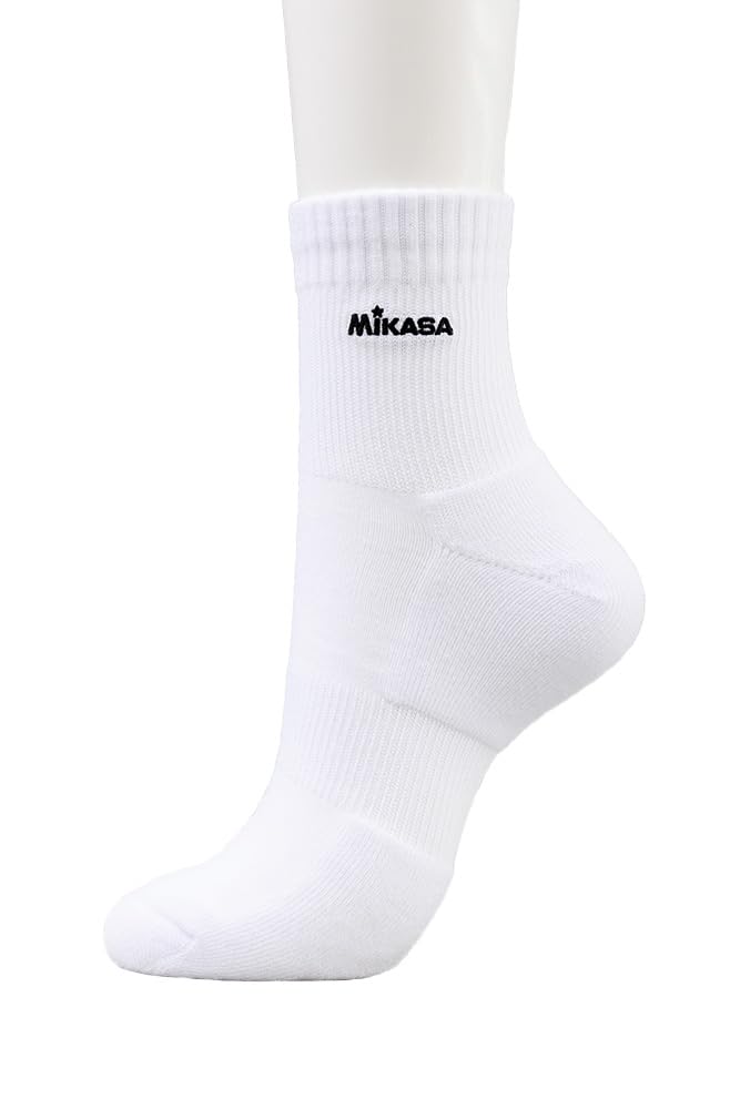 MIKASA Размер (МИКАСА) Носки средней длины, Белые, 22-24 см, 2660-W22